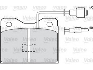 VALEO 598375 stabdžių trinkelių rinkinys, diskinis stabdys 
 Techninės priežiūros dalys -> Papildomas remontas
431698151J, 803698151K, 803698151M