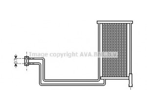 AVA QUALITY COOLING BW3368 alyvos aušintuvas, automatinė transmisija 
 Transmisija -> Automatinė pavarų dėžė -> Radiatorius
17221740798, 1740798