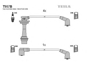 TESLA T957B uždegimo laido komplektas 
 Kibirkšties / kaitinamasis uždegimas -> Uždegimo laidai/jungtys
33705-64B10