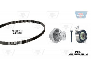OPTIBELT KT 1002 W1 vandens siurblio ir paskirstymo diržo komplektas 
 Aušinimo sistema -> Vandens siurblys/tarpiklis -> Vandens siurblys