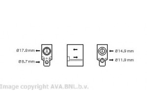 AVA QUALITY COOLING VW1076 išsiplėtimo vožtuvas, oro kondicionavimas 
 Oro kondicionavimas -> Vožtuvai
1H0820679A, 6K0820679, 6N0820679A