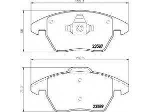 HELLA 8DB 355 014-511 stabdžių trinkelių rinkinys, diskinis stabdys 
 Techninės priežiūros dalys -> Papildomas remontas
5C0698151, 5K0698151A, 5C0698151
