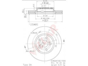 VILLAR 628.2017 stabdžių diskas 
 Stabdžių sistema -> Diskinis stabdys -> Stabdžių diskas
4351205040