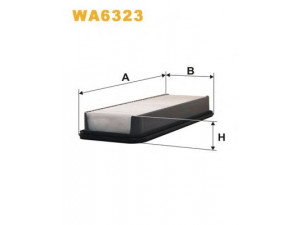 WIX FILTERS WA6323 oro filtras 
 Filtrai -> Oro filtras
1780111060, 178011106083, 17801110608T