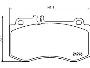 HELLA PAGID 8DB 355 014-821 stabdžių trinkelių rinkinys, diskinis stabdys 
 Techninės priežiūros dalys -> Papildomas remontas
0054207720, 0054208520, 0074206320