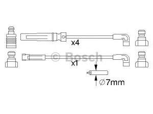 BOSCH 0 986 356 975 uždegimo laido komplektas 
 Kibirkšties / kaitinamasis uždegimas -> Uždegimo laidai/jungtys
NP1149