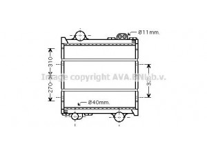 AVA QUALITY COOLING RE2040 radiatorius, variklio aušinimas
7700055180