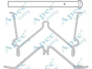 APEC braking KIT415 priedų komplektas, stabdžių trinkelė 
 Stabdžių sistema -> Būgninis stabdys -> Dalys/priedai