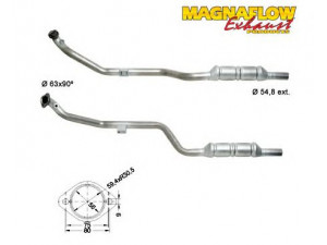 MAGNAFLOW 85057 katalizatoriaus keitiklis 
 Išmetimo sistema -> Katalizatoriaus keitiklis
2104900420
