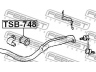 FEBEST TSB-748 skersinio stabilizatoriaus įvorių komplektas 
 Ašies montavimas/vairavimo mechanizmas/ratai -> Stabilizatorius/fiksatoriai -> Sklendės
48815-30171