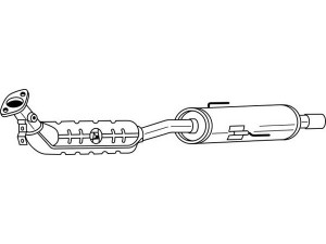 AKS DASIS SG34143 katalizatoriaus keitiklis