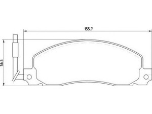 MAGNETI MARELLI 363700209000 stabdžių trinkelių rinkinys, diskinis stabdys
4403271, 9111271, 7701201044, 7701202713