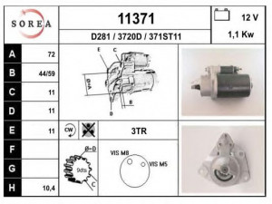 EAI 11371 starteris