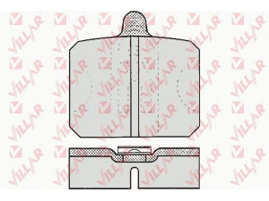 VILLAR 626.0170 stabdžių trinkelių rinkinys, diskinis stabdys 
 Techninės priežiūros dalys -> Papildomas remontas
113395241, 113430200, 113430201