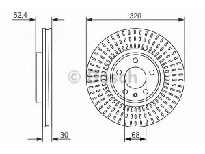 BOSCH 0 986 479 753 stabdžių diskas 
 Dviratė transporto priemonės -> Stabdžių sistema -> Stabdžių diskai / priedai
8R0 615 301, 8R0 615 301