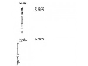 BREMI 300/379 uždegimo laido komplektas 
 Kibirkšties / kaitinamasis uždegimas -> Uždegimo laidai/jungtys
1612456, 90007104