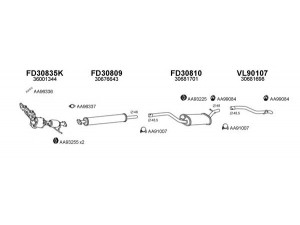 VENEPORTE 900052 išmetimo sistema 
 Išmetimo sistema -> Išmetimo sistema, visa