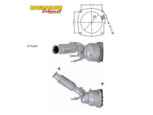 MAGNAFLOW 60903D katalizatoriaus keitiklis
1706F2