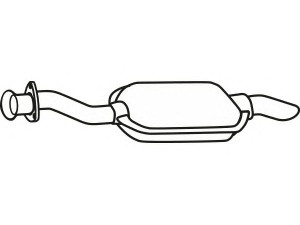 FENNO P3647 vidurinis duslintuvas 
 Išmetimo sistema -> Duslintuvas
1244911600