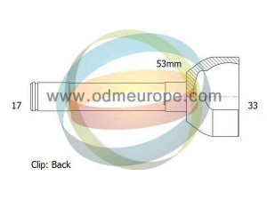 ODM-MULTIPARTS 12-260310 jungčių komplektas, kardaninis velenas 
 Ratų pavara -> Sujungimai/komplektas
8 971 31 395 0, 8 971 36 888 0