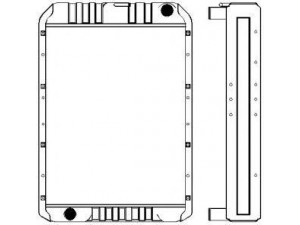 SAKURA  Automotive 1191-0512 radiatorius, variklio aušinimas