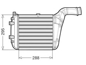CTR 1231024 tarpinis suslėgto oro aušintuvas, kompresorius
4L0145803B