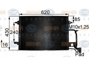 HELLA 8FC 351 038-421 kondensatorius, oro kondicionierius 
 Oro kondicionavimas -> Kondensatorius
4B0 260 403 E, 4B0 260 403 J, 4B0 260 403 S