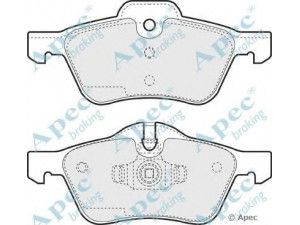 APEC braking PAD1257 stabdžių trinkelių rinkinys, diskinis stabdys 
 Techninės priežiūros dalys -> Papildomas remontas
34111503076, 34111503076, 34116761287
