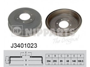 NIPPARTS J3401023 stabdžių būgnas 
 Stabdžių sistema -> Būgninis stabdys -> Stabdžių būgnas
43206-0W710, 43206-2S600, 43206-37G10