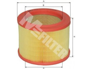 MFILTER A 289 oro filtras 
 Filtrai -> Oro filtras
1444-G0, 1444-G1