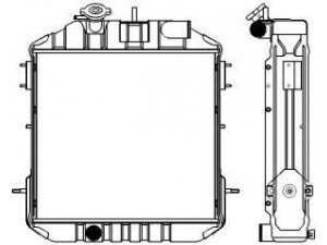 SAKURA  Automotive 1321-0402 radiatorius, variklio aušinimas