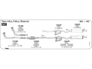 AKS DASIS SGFI157 išmetimo sistema