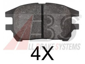 A.B.S. 37799 stabdžių trinkelių rinkinys, diskinis stabdys 
 Techninės priežiūros dalys -> Papildomas remontas
04465-48040, 04465-48050