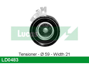 LUCAS ENGINE DRIVE LD0483 įtempiklio skriemulys, paskirstymo diržas
90499401, 96230607