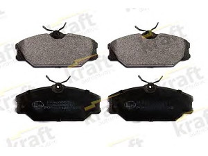 KRAFT AUTOMOTIVE 6005091 stabdžių trinkelių rinkinys, diskinis stabdys 
 Techninės priežiūros dalys -> Papildomas remontas
410607125R, 7701206379, 7701209380