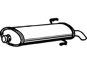 FENNO P4735 galinis duslintuvas 
 Išmetimo sistema -> Duslintuvas
1726-94, 1726-E0