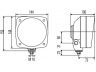 HELLA 1A3 996 026-121 priekinis žibintas
50140105