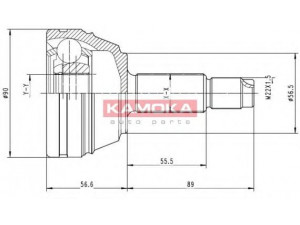 KAMOKA 6710 jungčių komplektas, kardaninis velenas 
 Ratų pavara -> Sujungimai/komplektas
R98AX3C242AA