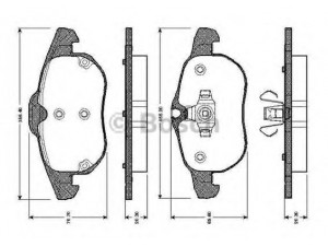 BOSCH 0 986 TB2 421 stabdžių trinkelių rinkinys, diskinis stabdys 
 Techninės priežiūros dalys -> Papildomas remontas
1605098, 1605113, 1605139, 1605282