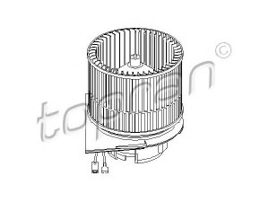 TOPRAN 207 331 elektrovariklis, vidinis pūtiklis 
 Šildymas / vėdinimas -> Orpūtė/dalys
09118918, 18 45 066, 9118918