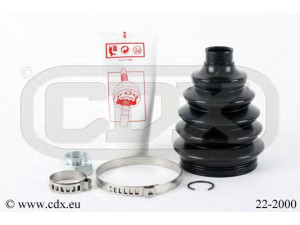 CDX 22-2000 gofruotoji membrana, kardaninis velenas 
 Ratų pavara -> Gofruotoji membrana