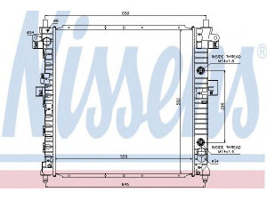 NISSENS 64326 radiatorius, variklio aušinimas 
 Aušinimo sistema -> Radiatorius/alyvos aušintuvas -> Radiatorius/dalys
21310-31230