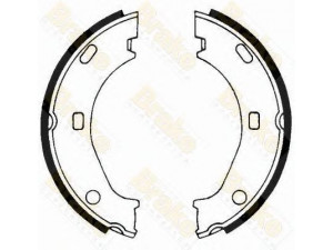 Brake ENGINEERING SH1242 stabdžių trinkelių komplektas, stovėjimo stabdis 
 Stabdžių sistema -> Rankinis stabdys
88171167, 8908279, 8910556