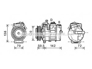 AVA QUALITY COOLING RTK494 kompresorius, oro kondicionierius 
 Oro kondicionavimas -> Kompresorius/dalys
7701474008