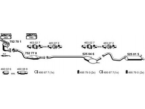 ERNST 100093 išmetimo sistema 
 Išmetimo sistema -> Išmetimo sistema, visa
