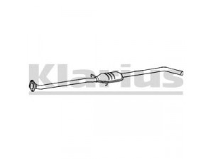KLARIUS 250428 vidurinis duslintuvas 
 Išmetimo sistema -> Duslintuvas
7700844684