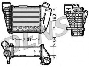 DENSO DIT02004 tarpinis suslėgto oro aušintuvas, kompresorius 
 Variklis -> Oro tiekimas -> Įkrovos agregatas (turbo/superįkrova) -> Tarpinis suslėgto oro aušintuvas
8E0145805C, 8E0145806C, 8E0145806D