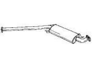 AKS DASIS SG10412 vidurinis duslintuvas