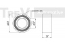 TREVI AUTOMOTIVE WB2037 rato guolio komplektas 
 Ašies montavimas/vairavimo mechanizmas/ratai -> Rato stebulė/montavimas -> Rato guolis
40210AX000