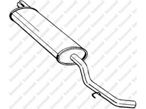 BOSAL 200-959 galinis duslintuvas 
 Išmetimo sistema -> Duslintuvas
77.00.623.471